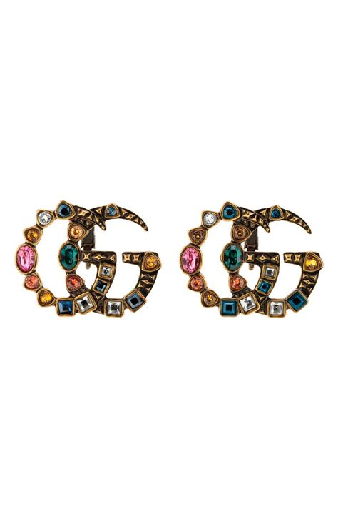 gucci earrings studs|gucci stud earrings at nordstrom.